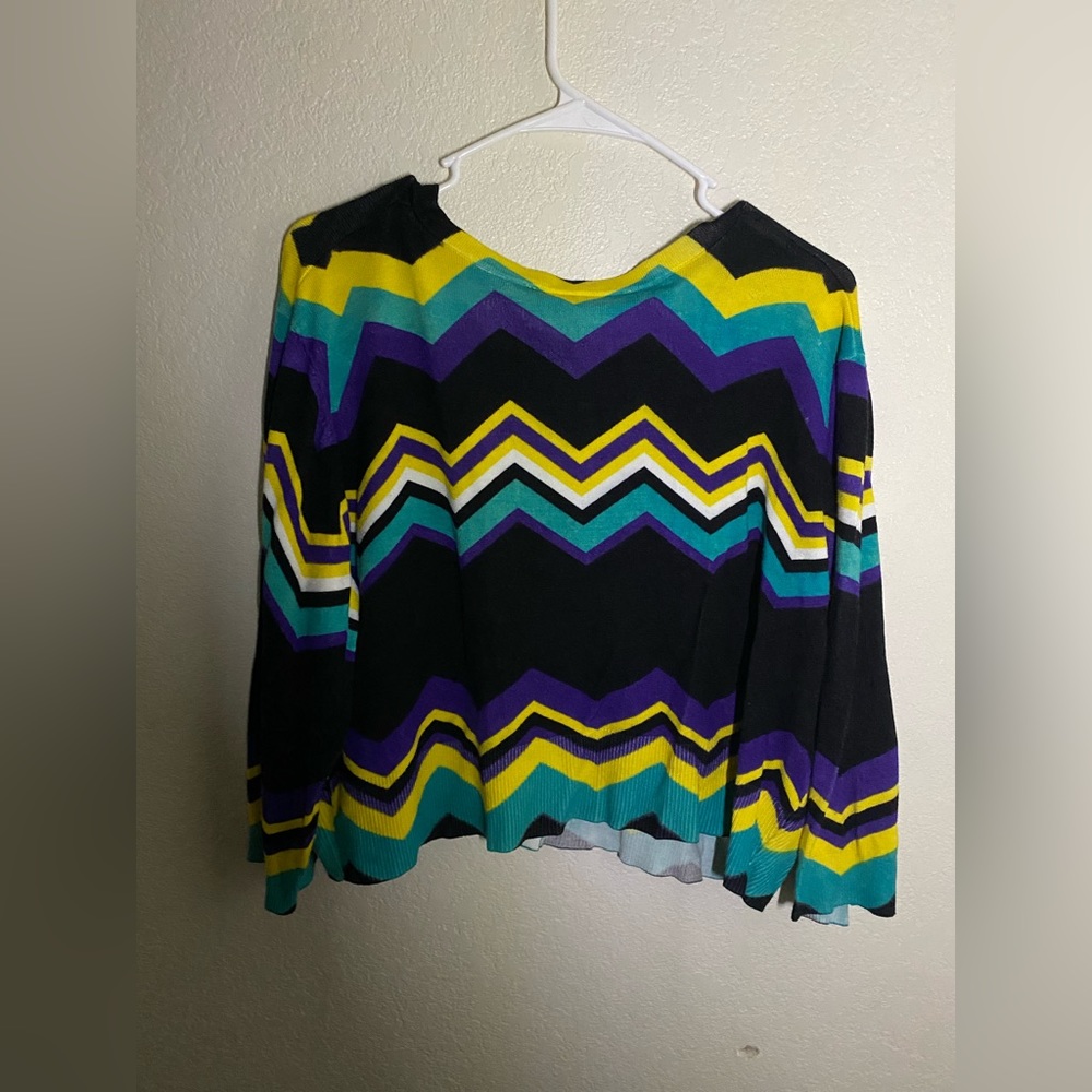 Size 26, Ashley Stewart, multicolor, long sleeve, cover up